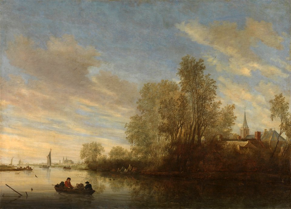 Riviergezicht bij Deventer Rijksmuseum SK-A-3259