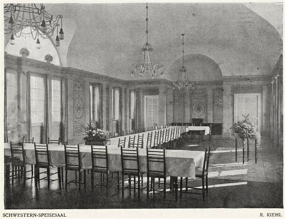 Rixdorfer Krankenhaus - Schwestern-Speisesaal, 1911 - Free Stock ...