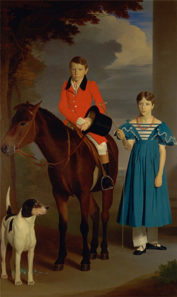 Robert Burnard - John Gubbins Newton and His Sister, Mary Newton - Google Art Project
