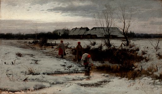 Roman Kochanowski - Winter Landscape - MNK II-a-129 - National Museum Kraków