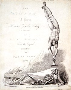 Robert Blair, The Grave, object 2 (Bentley 435-1) Title Page