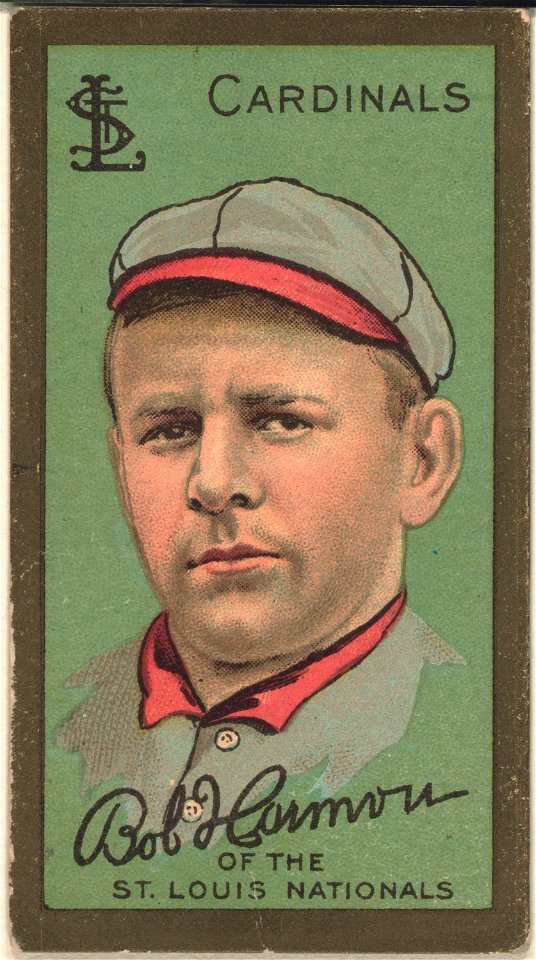 Robert Harmon, St. Louis Cardinals, baseball card portrait LCCN2008677416