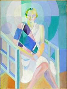 Robert Delaunay - Portrait de Madame Heim - 1926-27 - Musée national d'art moderne