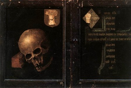 Rogier van der Weyden - Braque Family Triptych (closed) - WGA25651