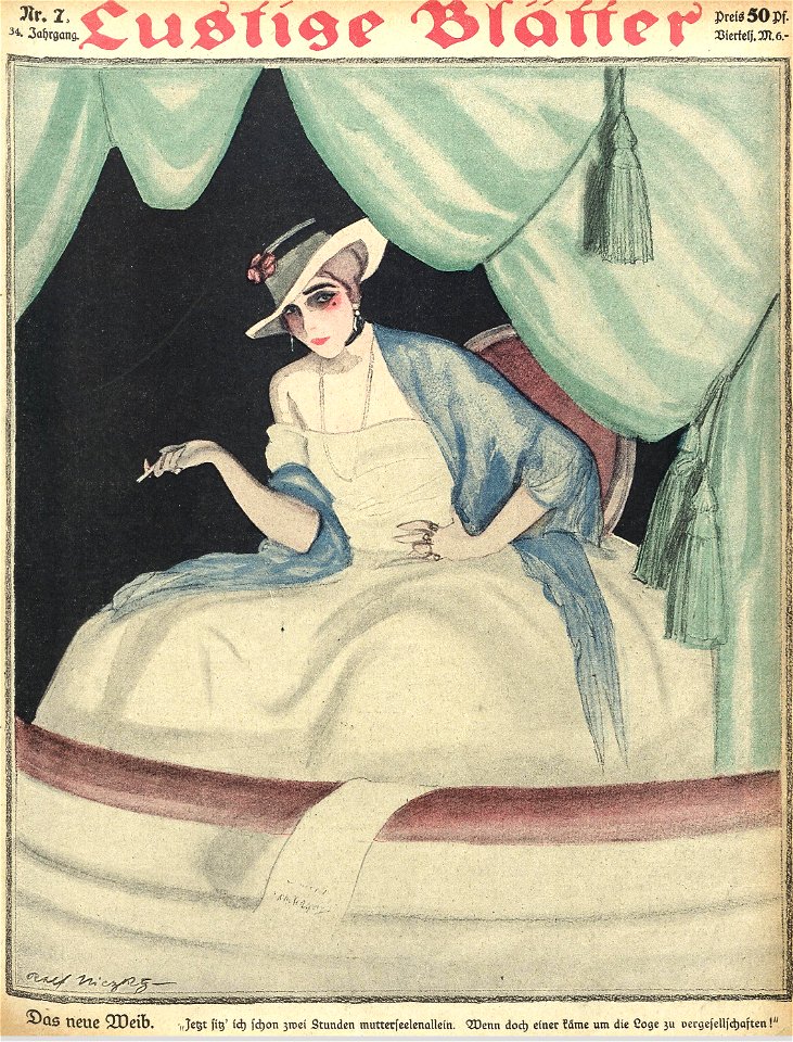 Rolf Niczky - Das neue Weib, 1919