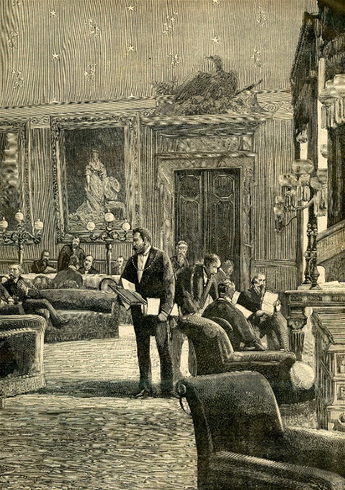 Roma. – La sala di lettura della camera dei deputati b
