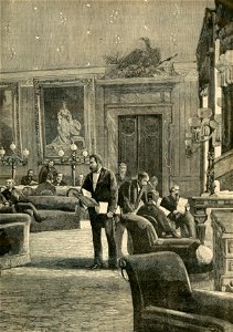 Roma. – La sala di lettura della camera dei deputati b