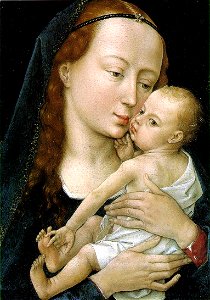 Rogier van der Weyden - Virgin and Child - WGA25720. Free illustration for personal and commercial use.