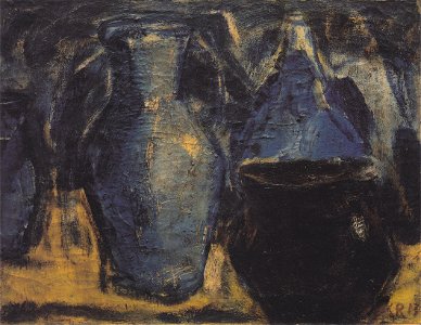 Rohlfs - Stilleben mit Krügen, 1913