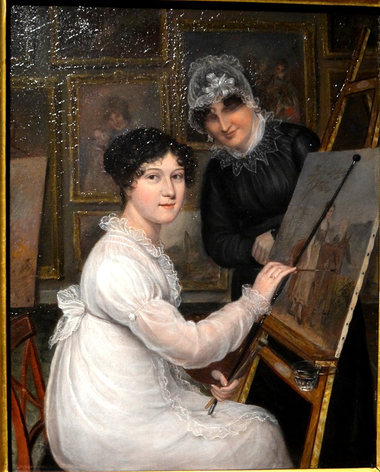 Rolinda Sharples - L'artiste et sa mère (1816)