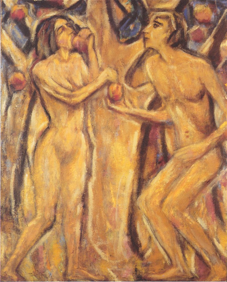 Rohlfs - Adam und Eva, ca1916
