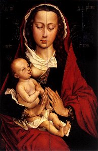 Rogier van der Weyden - Portrait Diptych of Laurent Froimont (left wing) - WGA25697