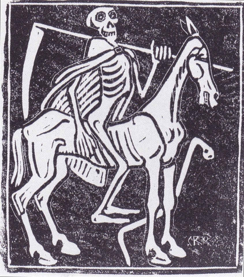 Rohlfs - Tod auf einem Klepper reitend, 1910