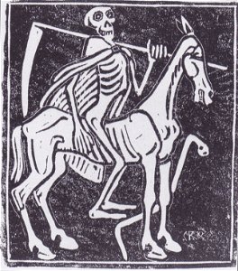 Rohlfs - Tod auf einem Klepper reitend, 1910
