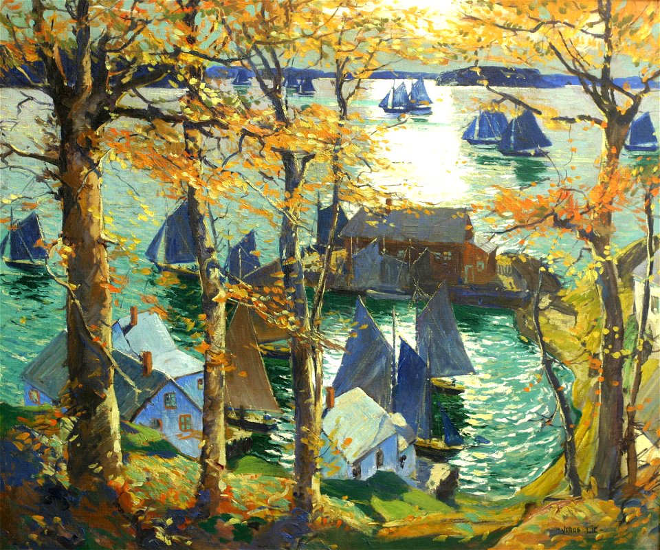 Romantic Sunset, Maine, by Jonas Lie
