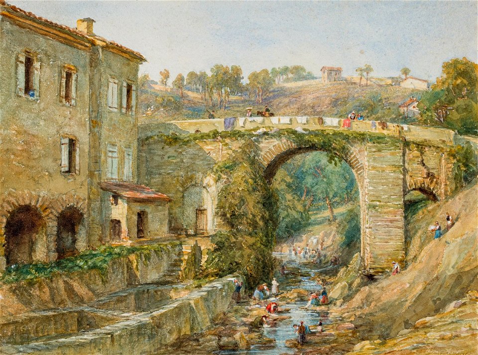 Roman Bridge over the Riou, Cannes - Frances Blake