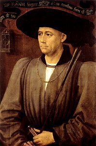 Rogier van der Weyden - Portrait of a Man - WGA25725. Free illustration for personal and commercial use.