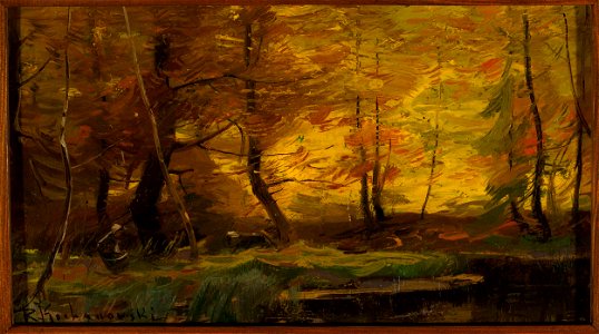 Roman Kazimierz Kochanowski - Forest landscape - MP 2147 MNW - National Museum in Warsaw