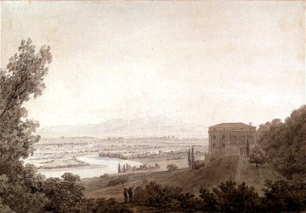 Rome from the Villa Madama) by John Robert Cozens