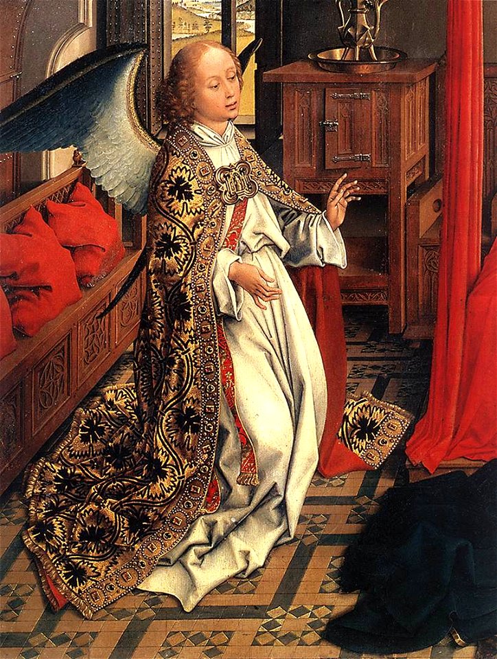 Rogier van der Weyden - The Annunciation (detail) - WGA25592