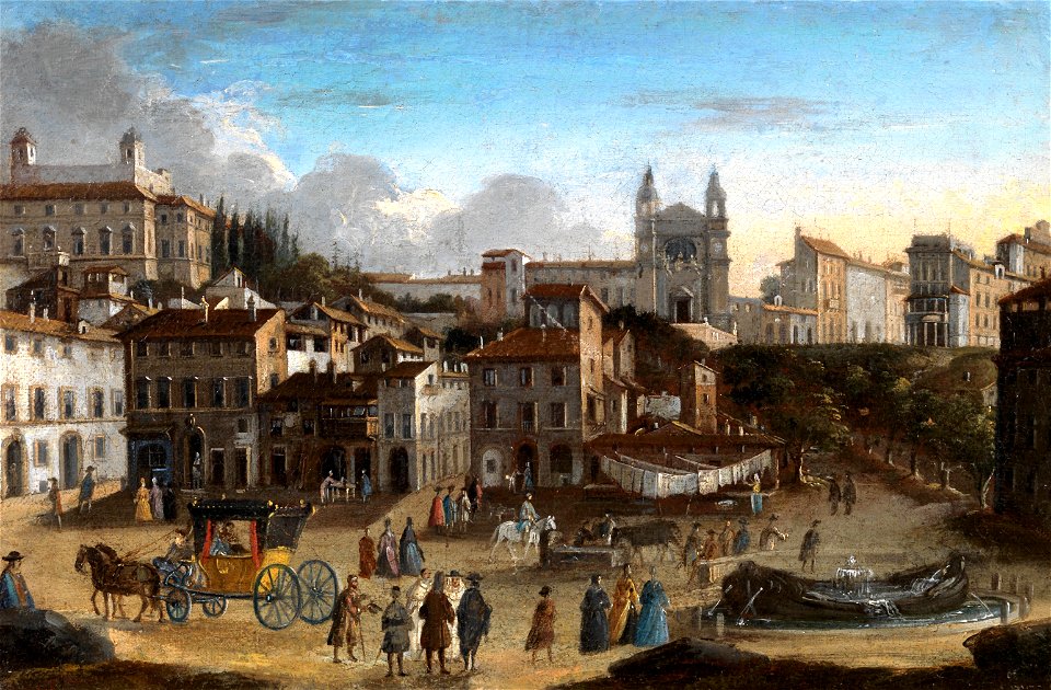 Rome Piazza di Spagna 18c