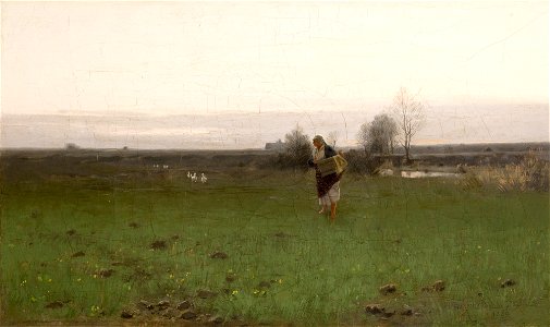 Roman Kochanowski - Landscape from the Vincity of Krakow - MNK II-a-834 - National Museum Kraków