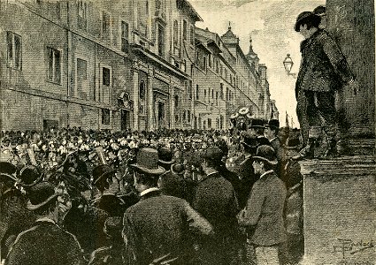 Roma. – I funerali di Agostino Bertani