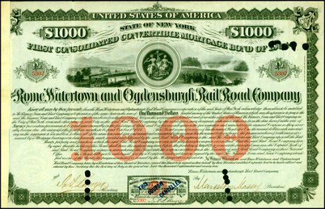 Rome, Watertown and Ogdensburgh RR 1874