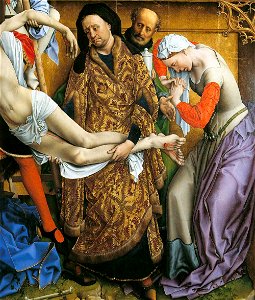 Rogier van der Weyden - Deposition (detail) - WGA25574