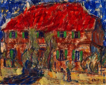 Christian Rohlfs - House with a Red Roof - NMK.DEP.2011.0009 - National Museum of Art, Architecture and Design