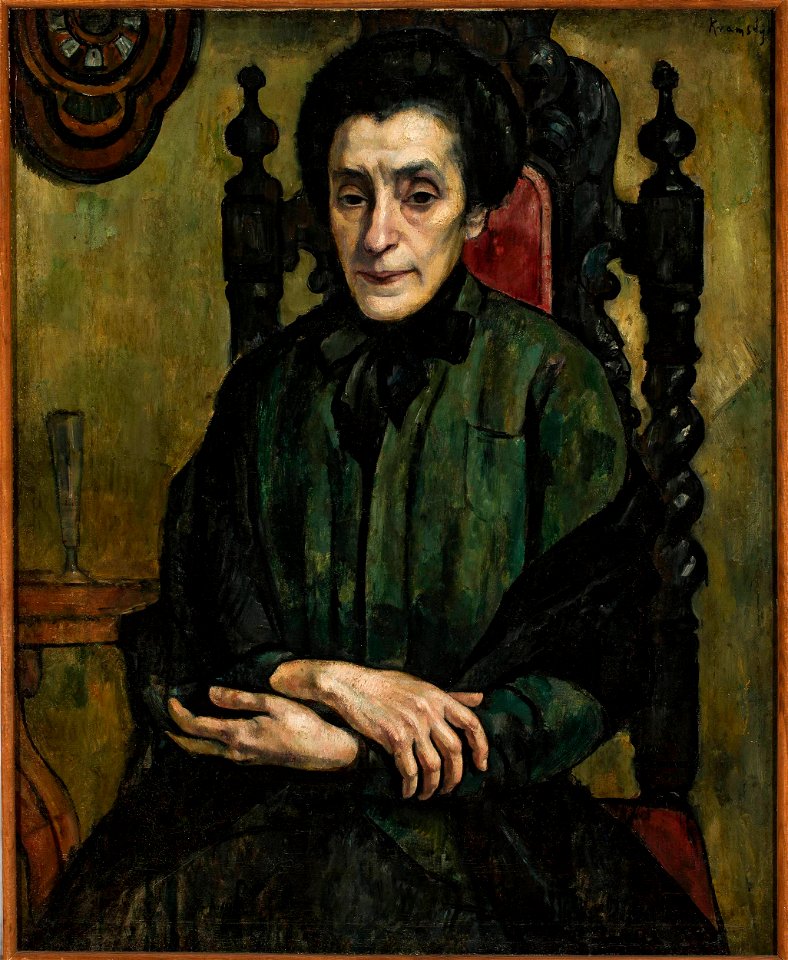 Roman Kramsztyk - Portret Natalii Aszer (Ascher) - MPW 366 MNW - National Museum in Warsaw