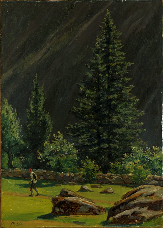 Martinus Rørbye - Norsk seter - NG.M.03683 - National Museum of Art, Architecture and Design