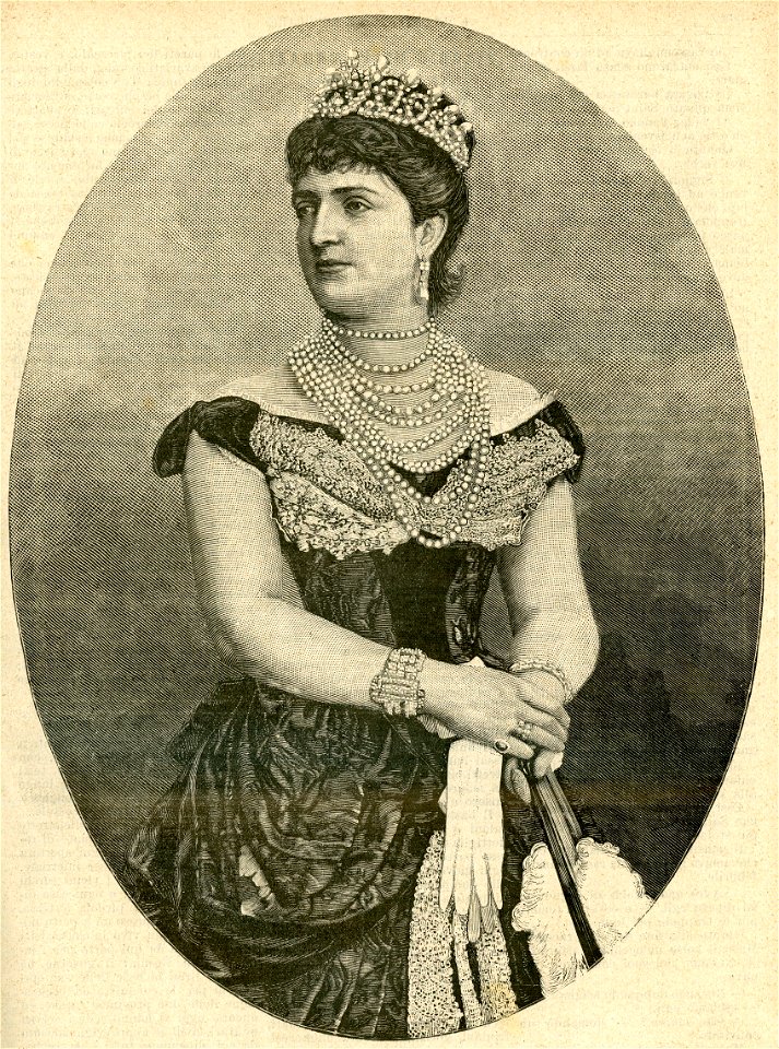 S M la regina Margherita xilografia