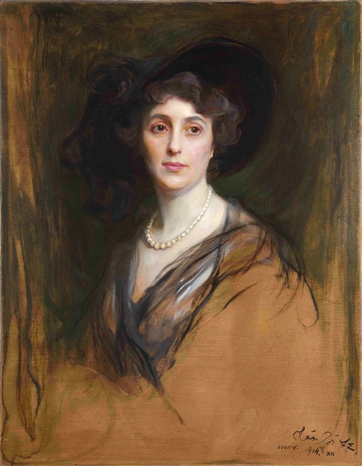 Rózsika Rothschild (née von Wertheimstein), by Philip Alexius de László, 1914