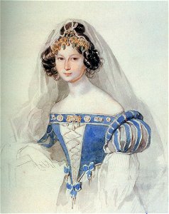 S.V.Komarovskay by Sokolov