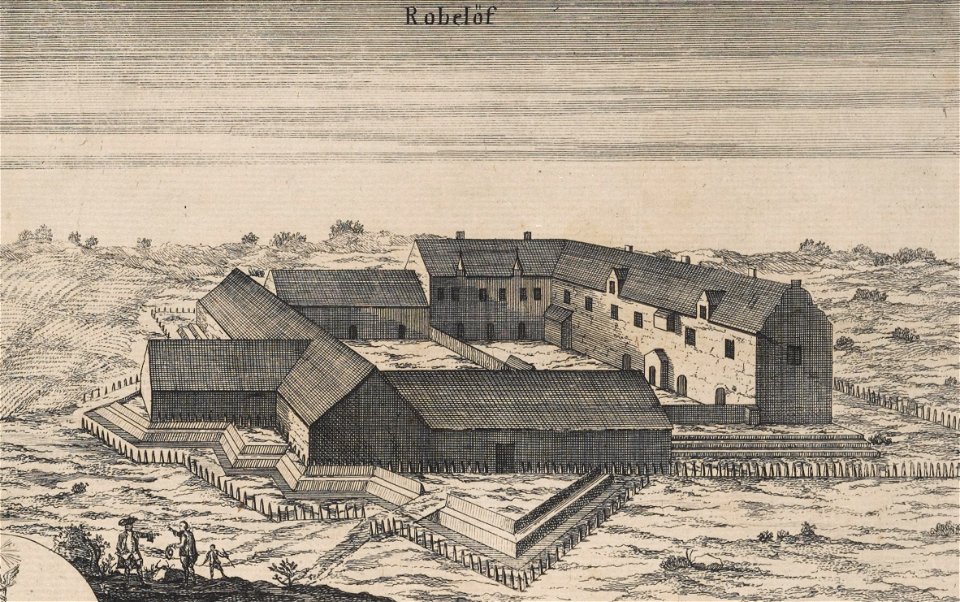 Råbelöv Castle in 1680
