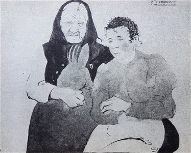 Räft och rättarting x Otto Johansson 1917
