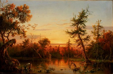 Régis François Gignoux - View, Dismal Swamp, North Carolina