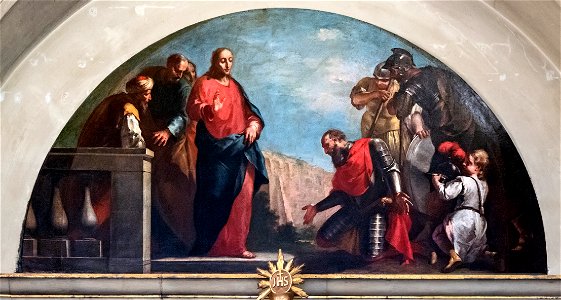 San Trovaso (Venice) - Cristo e il centurione - Francesco Polazzo