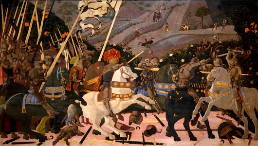 San Romano Battle (Paolo Uccello, London) 01. Free illustration for personal and commercial use.