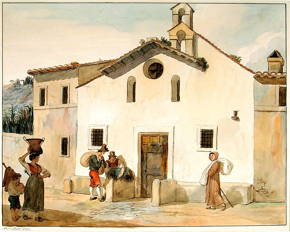 San Lazzaro dei lebbrosi by Achille Pinelli (1834)