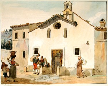 San Lazzaro dei lebbrosi by Achille Pinelli (1834)