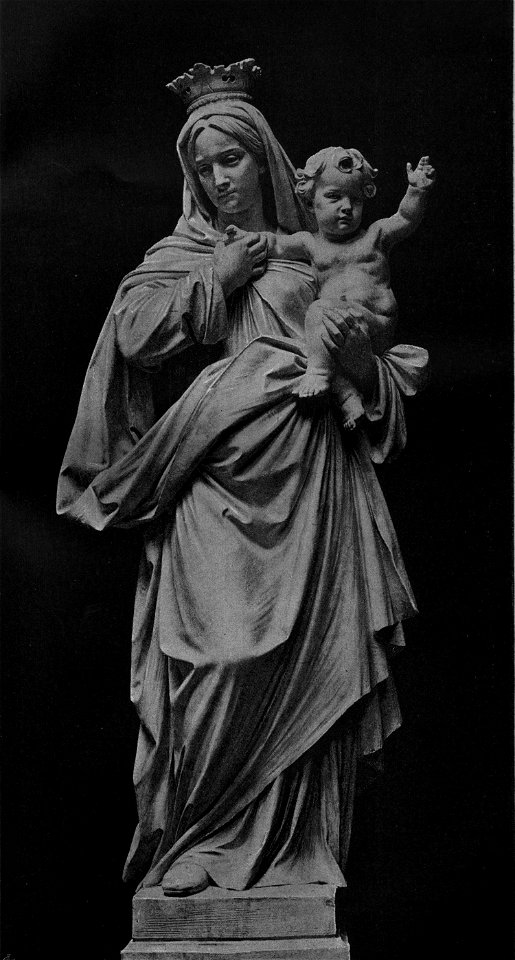 Rösch, Wilhelm, Statue Maria mit dem göttlichen Kind, Archiv für christliche Kunst