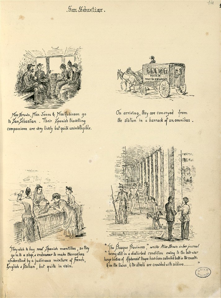 San Sebastian (4 dessins) - Fonds Ancely - B315556101 A BROWN 016