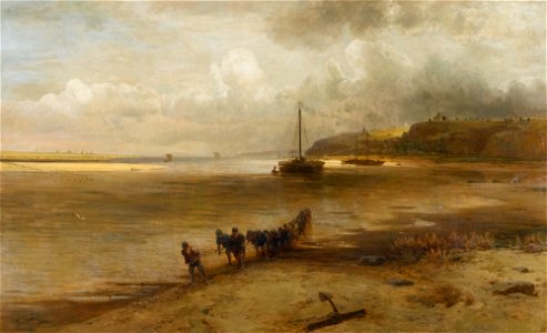 Алексей К. Саврасов - Волга у Юрьевец (1870)