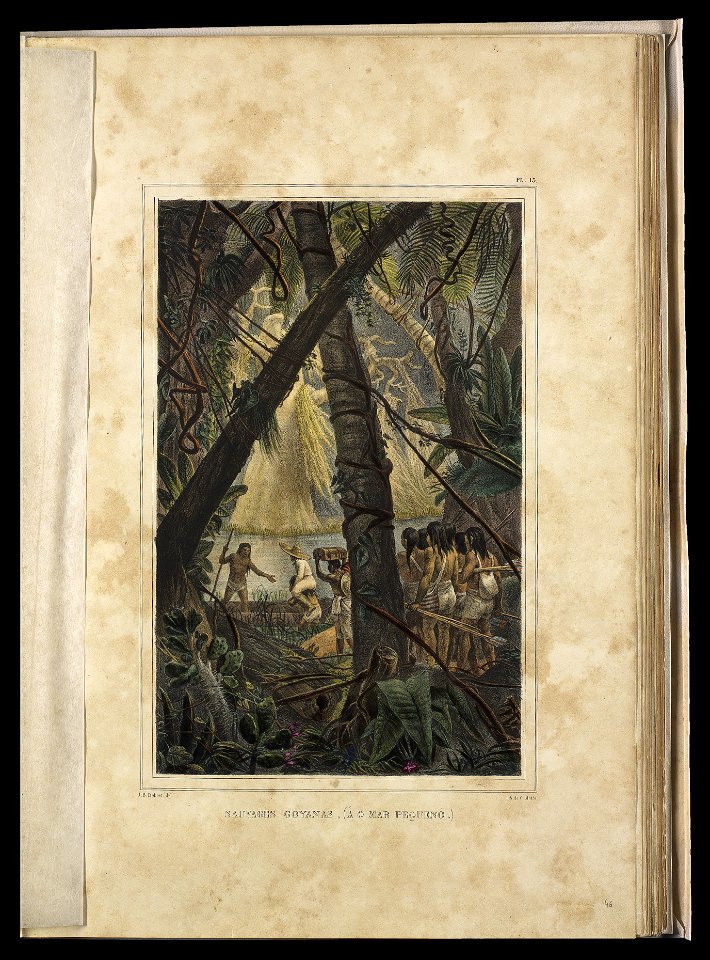 Sauvages Goyanas, (Ao Mar Pequeno) (2), da Coleção Brasiliana Iconográfica