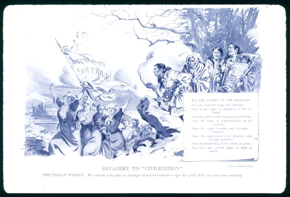 Savagery to civilization - Keppler ; drawn by Joseph Keppler. LCCN97505624