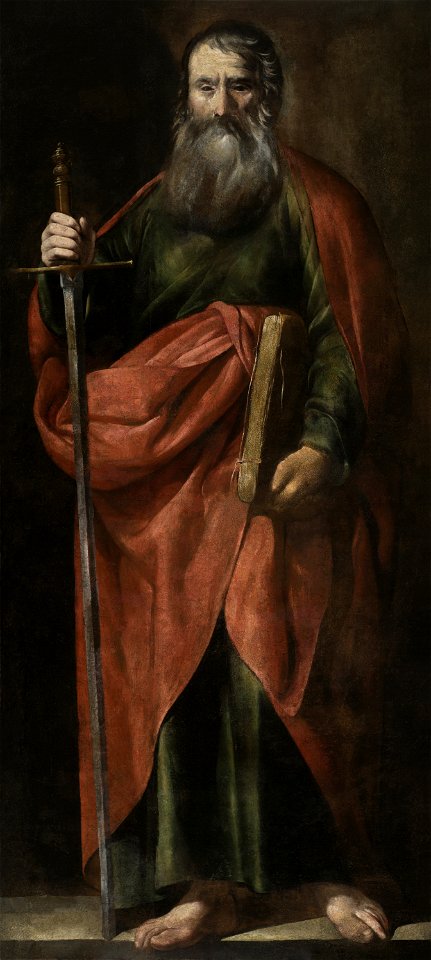 San Pablo, del círculo de Antonio del Castillo (Museo de Bellas Artes de Córdoba)