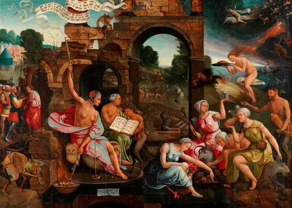 Saul bij de heks van Endor Rijksmuseum SK-A-668