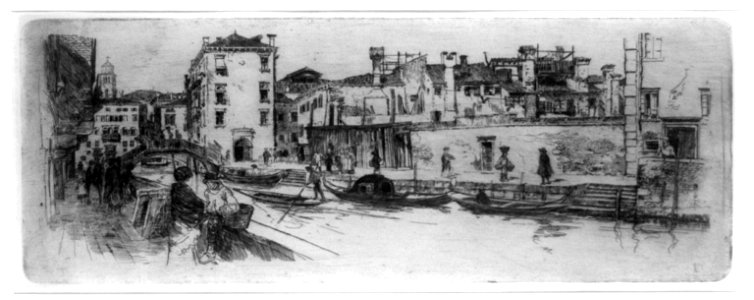 San Trovaso Canal, 1883, (Venice) LCCN96512401
